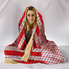 Amazing Lagotto Romagnolo Dog On Red Print Hooded Blanket