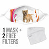 Cute Cairn Terrier Print Face Mask