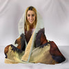 Wild Horse Art Print Hooded Blanket