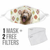 Briard Dog Print Face Mask