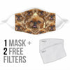 Cute Brussels Griffon Print Face Mask