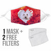 Lovely Coton De Tulear Print Face Mask