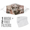 Amazing Airedale Terrier Print Face Mask