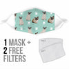 Siamese Cat Patterns Print Face Mask