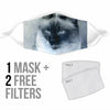 Siamese Cat Print Face Mask