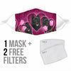 Cute Schipperke Dog Print Face Mask