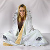 Turkish Angora Cat Print Hooded Blanket