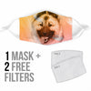 Amazing Norwegian Elkhound Print Face Mask