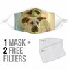 Lovely Chinook Dog Print Face Mask- Limited Edition