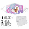 Amazing Abyssinian Cat Print Face Mask