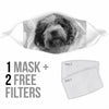 Spanish Water Dog Print Face Mask