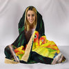 Sun Conure Parrot Print Hooded Blanket