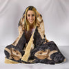 Cocker Spaniel In Lots Print Hooded Blanket