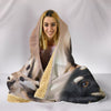 Saluki Dog Print Hooded Blanket