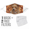 Australian Terrier Print Face Mask