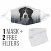 Lovely Greater Swiss Mountain Dog Print Face Mask