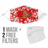 Bordeaux Mastiff Print Face Mask