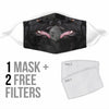 Flat Coated Retriever Print Face Mask