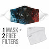 Cute Burmese Cat Print Face Mask