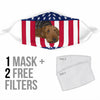 Airedale Terrier Print Face Mask