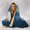 Dandie Dinmont Terrier Print Hooded Blanket