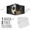 Cute Staffordshire Bull Terrier Print Face Mask