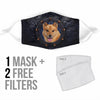 Finnish Spitz Print Face Mask