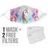 Unicorn Print Face Mask