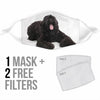 Black Russian Terrier Print Face Mask