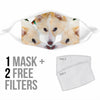 Icelandic Sheepdog Print Face Mask