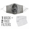 Cute Norwegian Forest Cat Print Face Mask