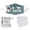 "Save The Dog" Print Face Mask