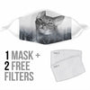 Abyssinian Cat Print Face Mask