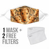 Airedale Terrier Print Face Mask