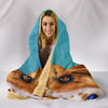 Basset Hound Dog Art Print Limited Edition Hooded Blanket