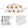 Spinone Italiano Dog Patterns Print Face Mask