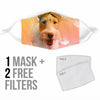 Wire Hair Fox Terrier Print Face Mask