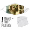 Amazing Border Terrier Print Face Mask