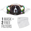 Amazing Welsh Springer Spaniel Print Face Mask