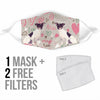 Rat Terrier Love Print Face Mask