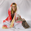 Lovely American Bobtail Cat Hooded Blanket