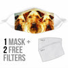 Irish Terrier Print Face Mask