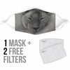 Lovely Cornish Rex Print Face Mask