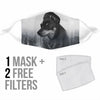 Cute Miniature Pinscher Print Face Mask