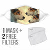 Jack Russell Terrier Print Face Mask- Limited Edition