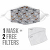 Pointer Dog Patterns Print Face Mask