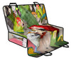 Cute Parrots In Lots Print Pet Seat Covers