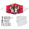 Cardigan Welsh Corgi Print Face Mask- Limited Edition