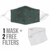 Comet Fish Patterns Print Face Mask