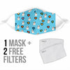 Coton de Tulear Dog Patterns Print Face Mask